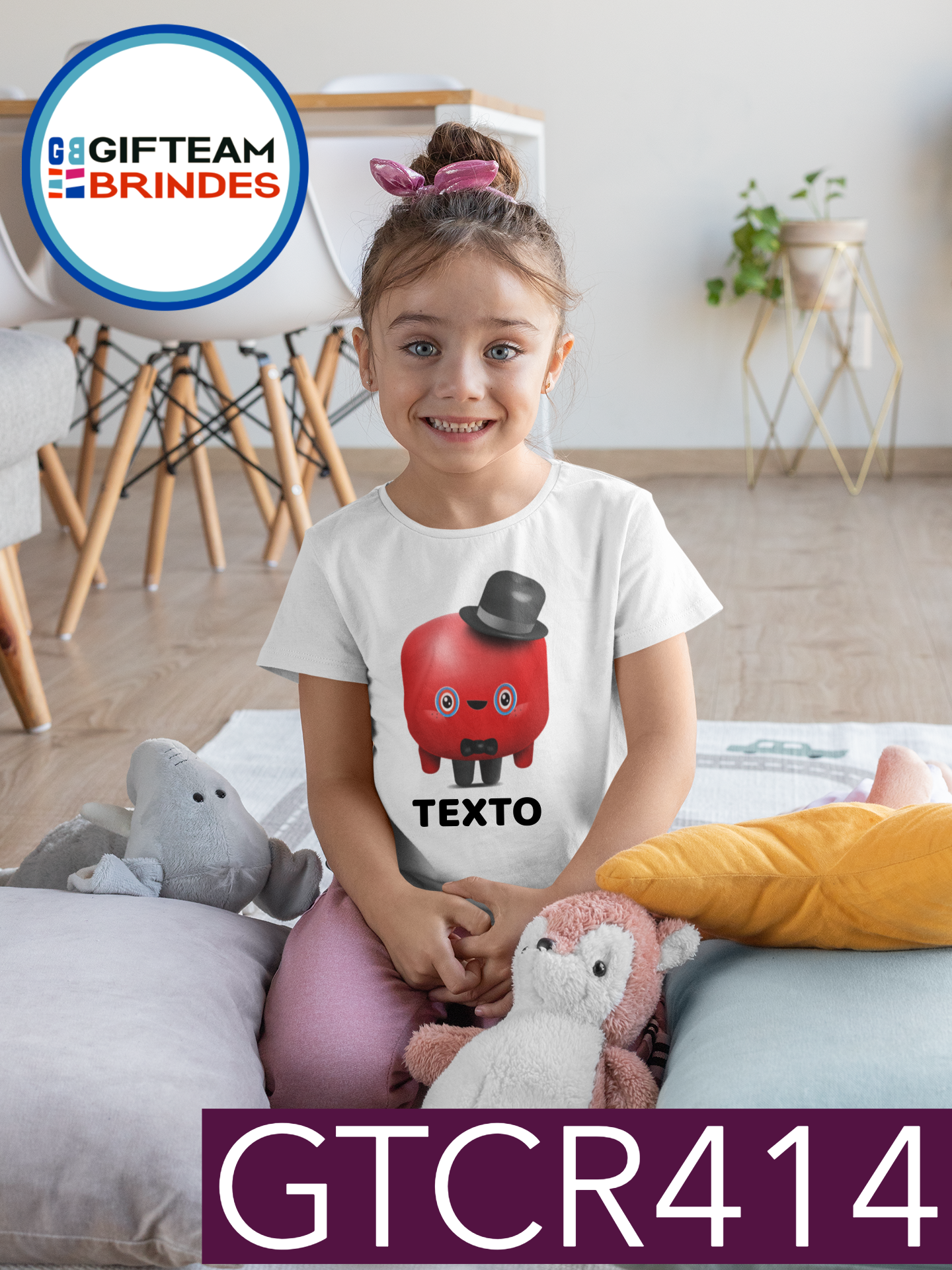T-SHIRT CRIANÇA 3D GTCR414