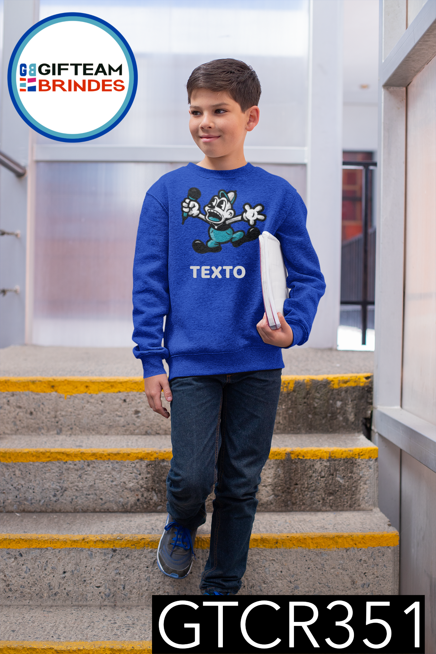SWEAT-SHIRT CRIANÇA MÚSICA GTCR351