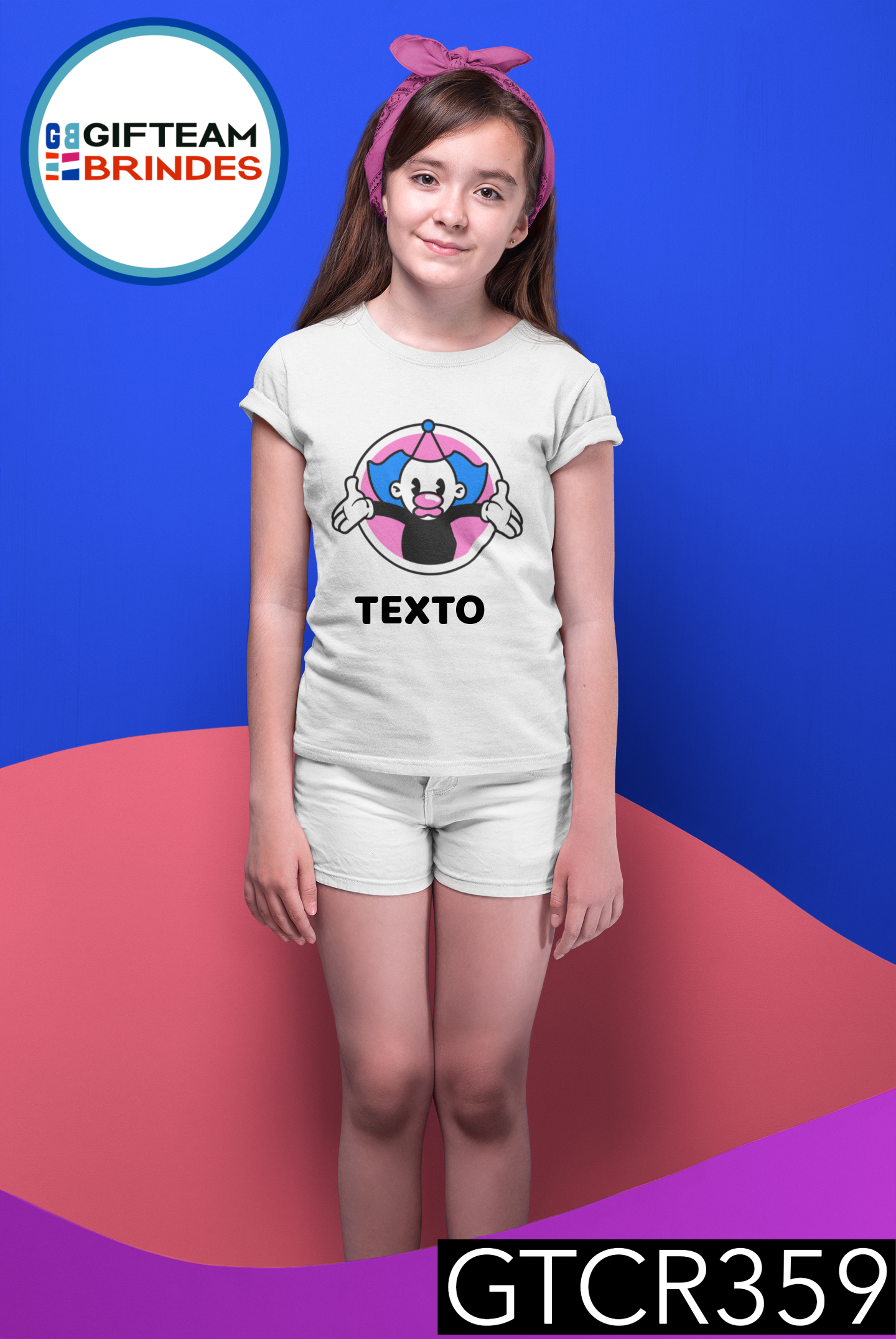 T-SHIRT CRIANÇA ANIMAÇÃO GTCR 359