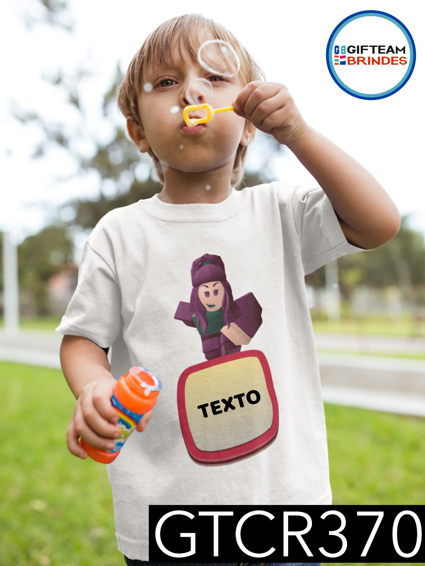 T-SHIRT CRIANÇA ANIMAÇÃO GTCR370