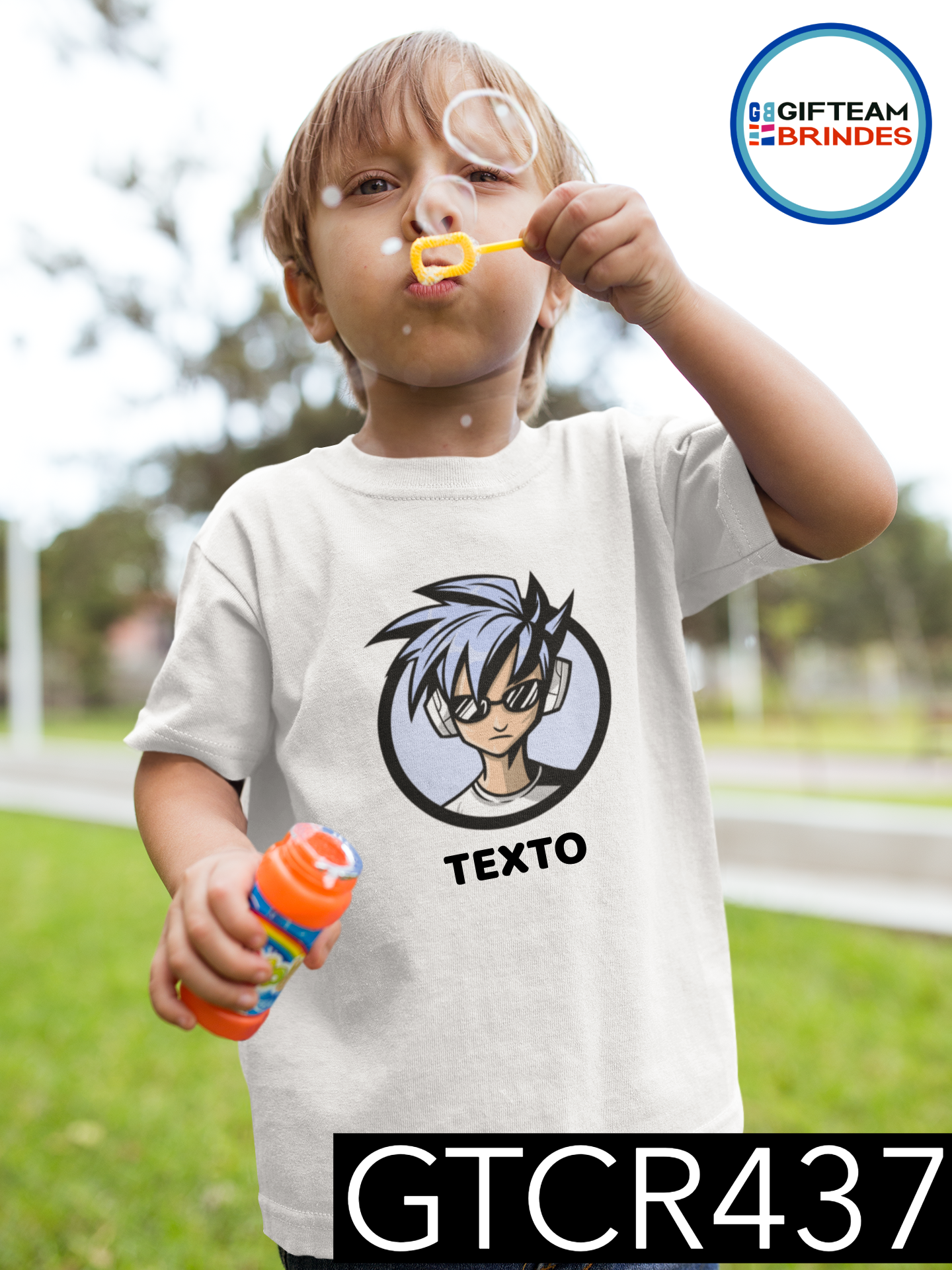 T-SHIRT CRIANÇA ANIMAÇÃO GTCR437