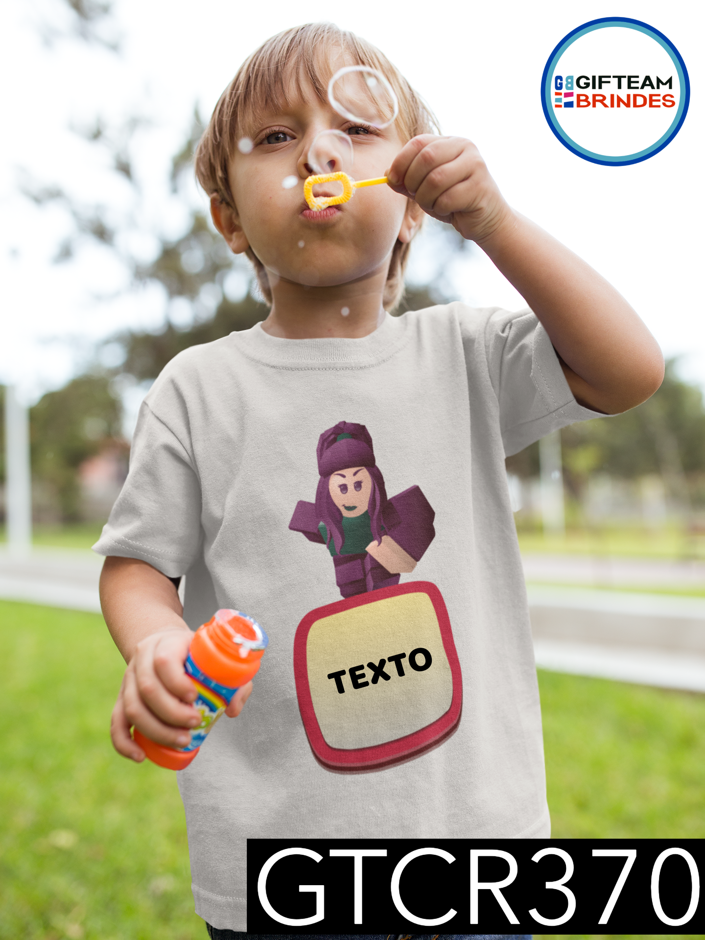 T-SHIRT CRIANÇA ANIMAÇÃO GTCR370