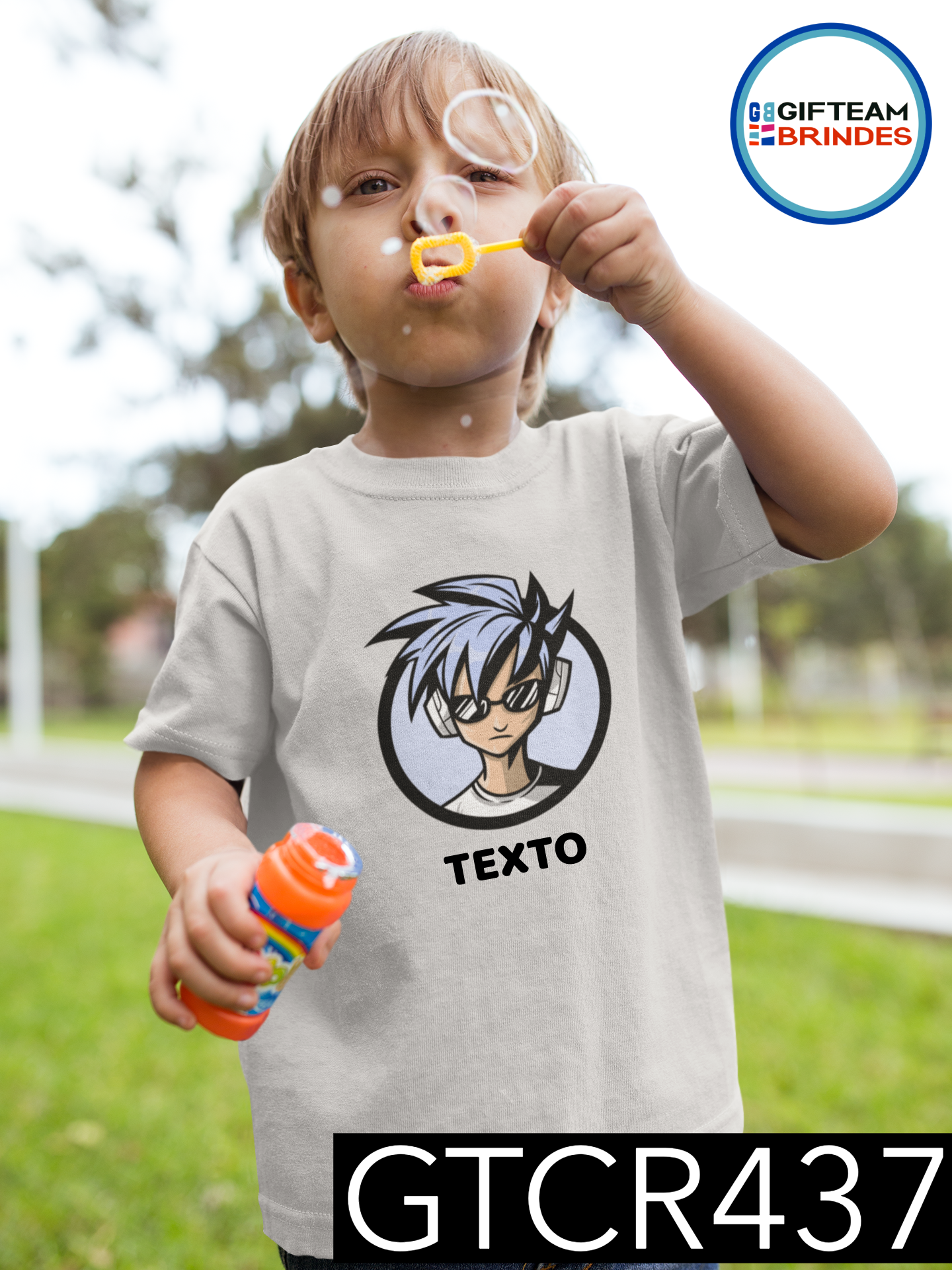 T-SHIRT CRIANÇA ANIMAÇÃO GTCR437