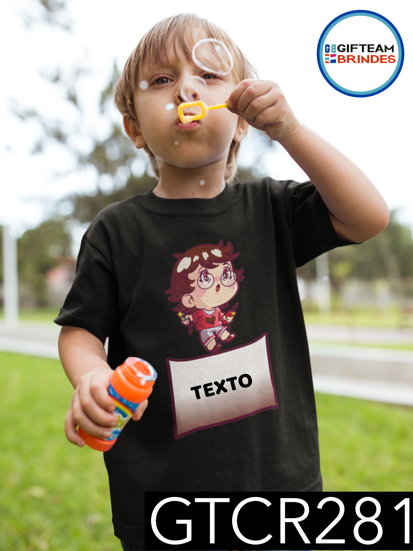 T-SHIRT CRIANÇA ANIMAÇÃO GTCR281