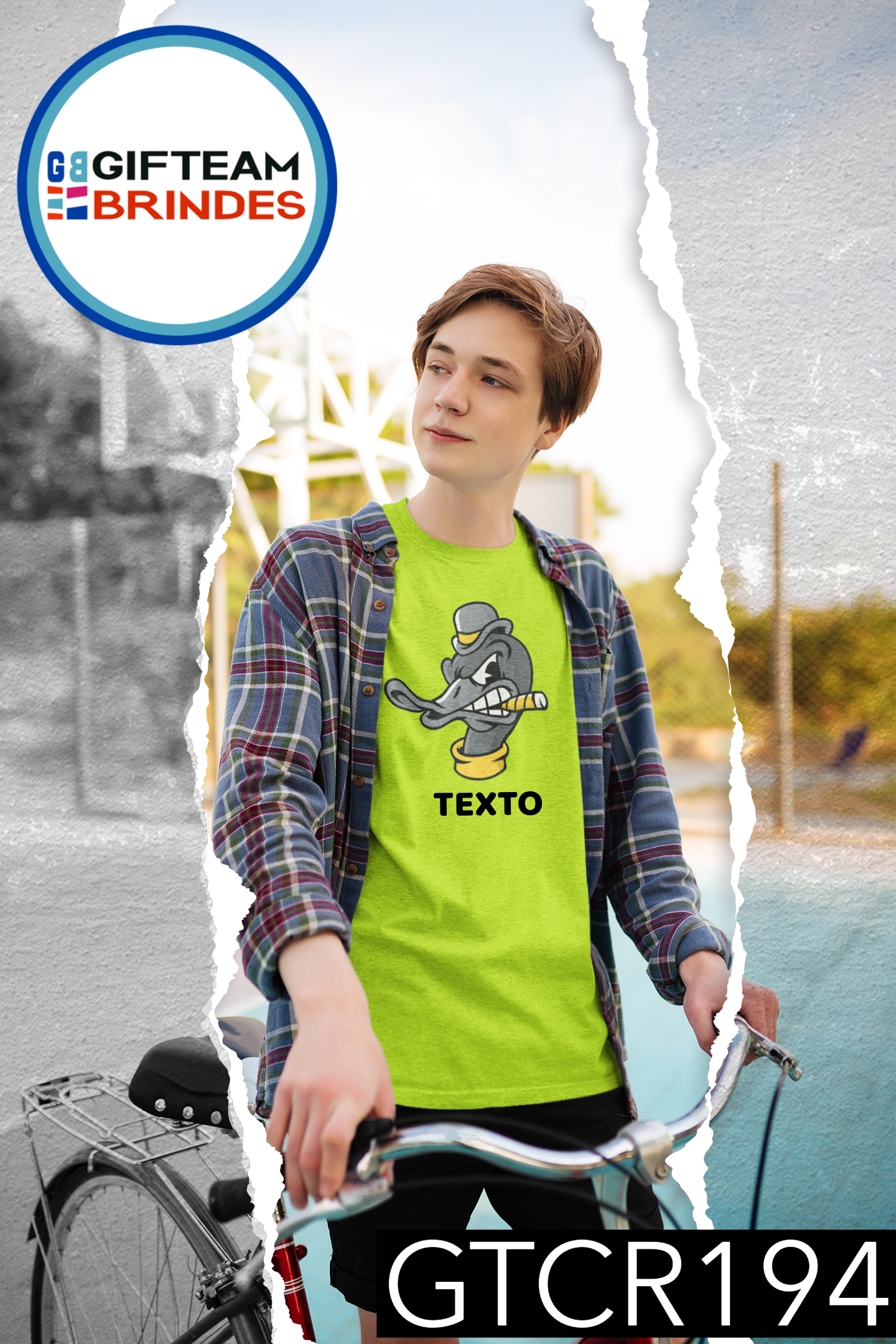 T-SHIRT CRIANÇA ANIMAÇÃO GTCR194