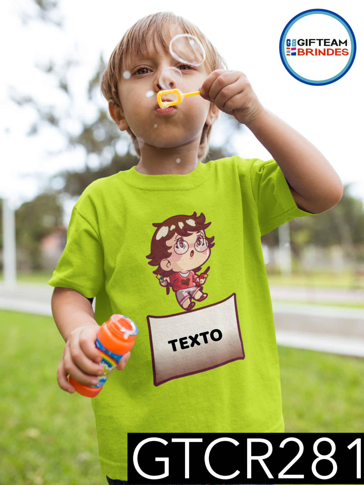 T-SHIRT CRIANÇA ANIMAÇÃO GTCR281