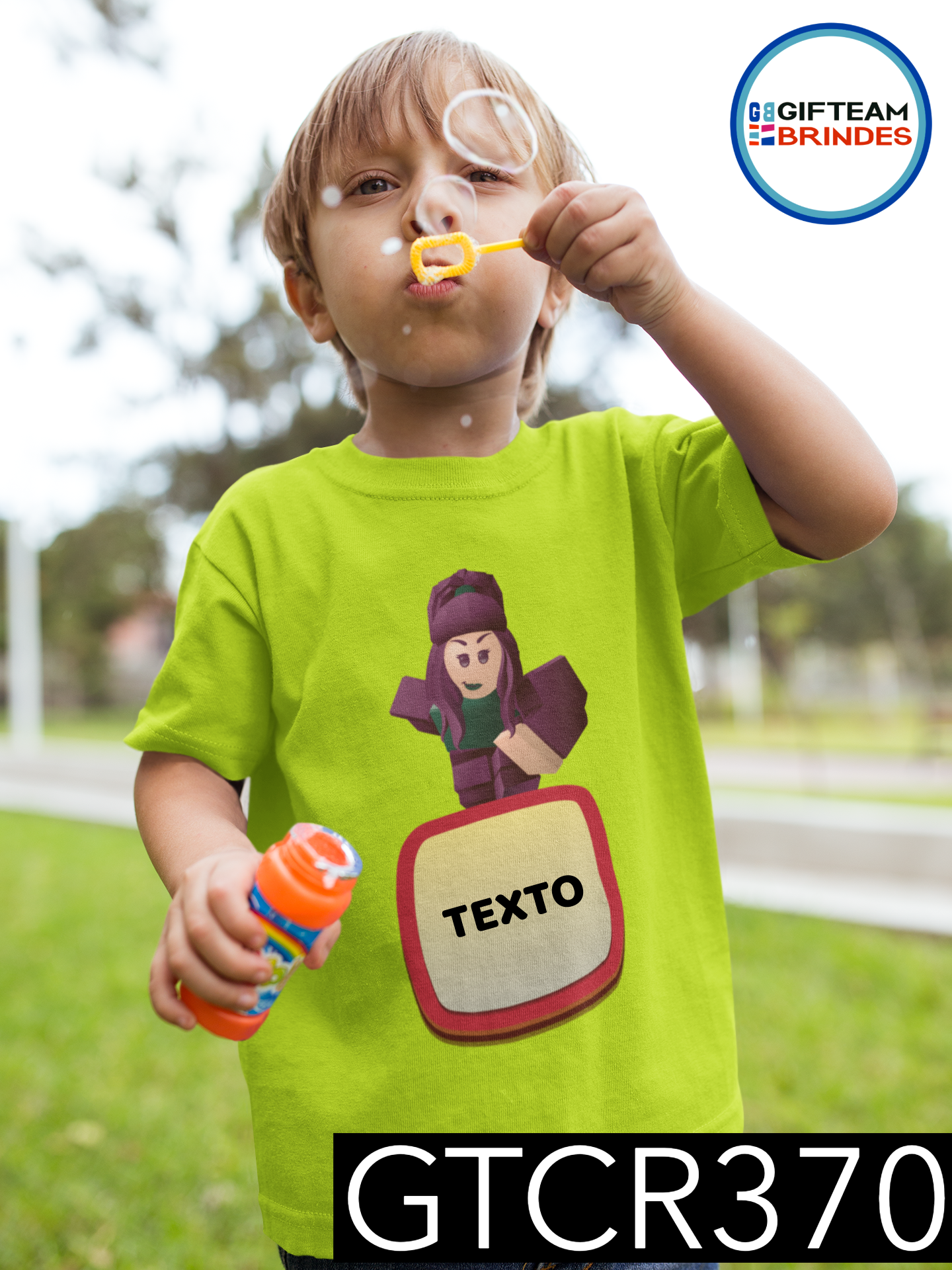 T-SHIRT CRIANÇA ANIMAÇÃO GTCR370