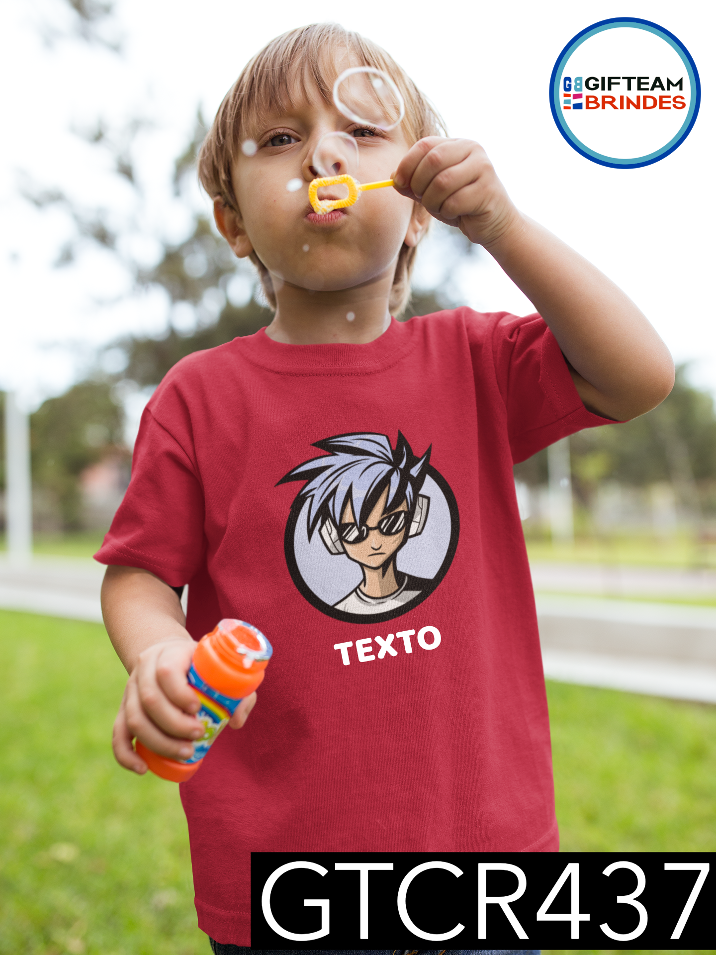 T-SHIRT CRIANÇA ANIMAÇÃO GTCR437