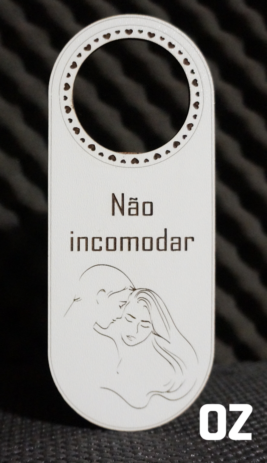 PLAQUINHAS NÃO INCOMODAR MDF