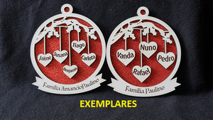 ORNAMENTOS NATAL FAMILIA