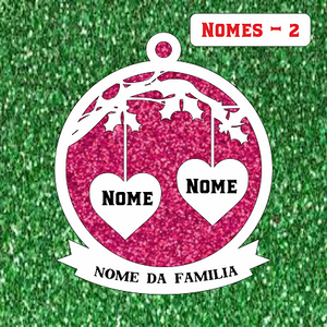 ORNAMENTOS NATAL FAMILIA