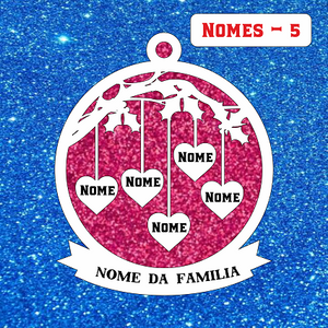 ORNAMENTOS NATAL FAMILIA