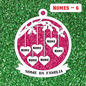 ORNAMENTOS NATAL FAMILIA