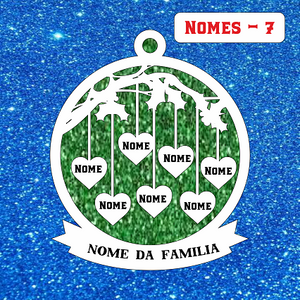 ORNAMENTOS NATAL FAMILIA