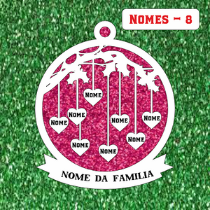 ORNAMENTOS NATAL FAMILIA