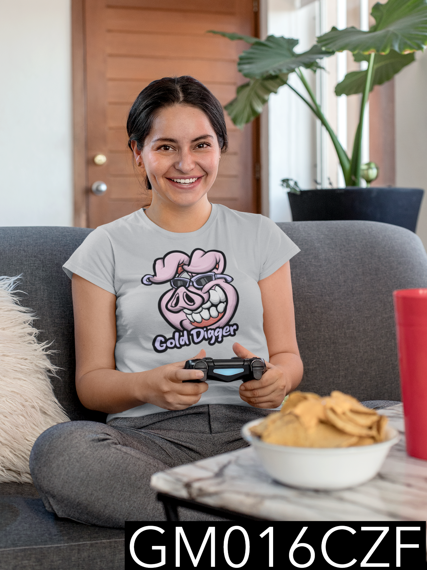 T-SHIRT SENHORA GAMING GM016