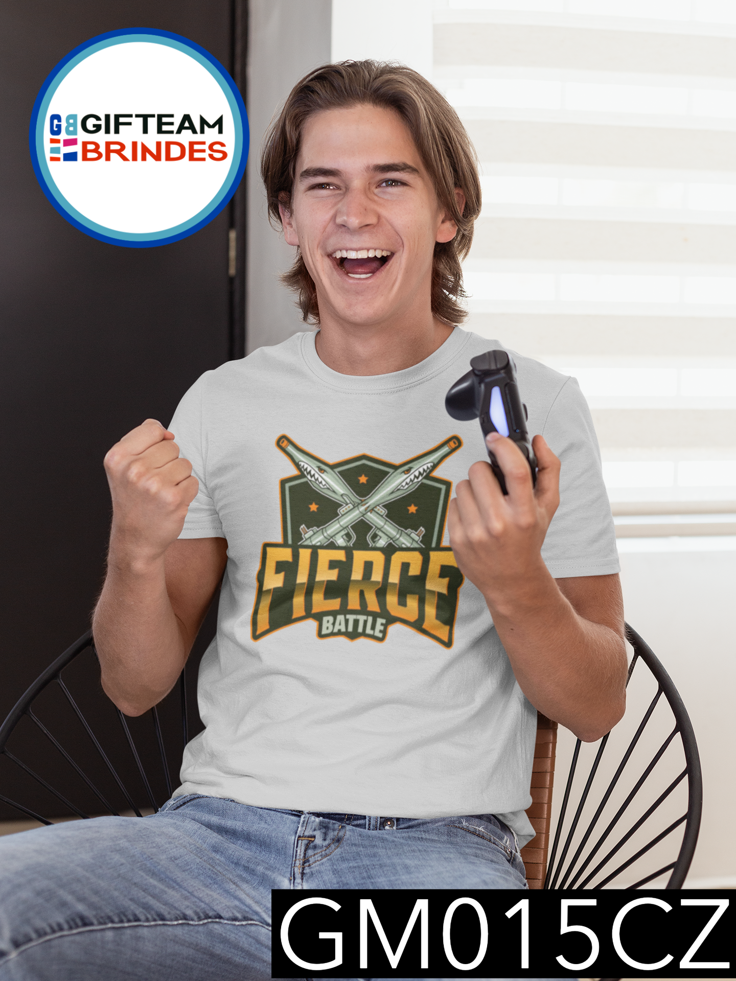 T-SHIRT HOMEM GAMING GM015