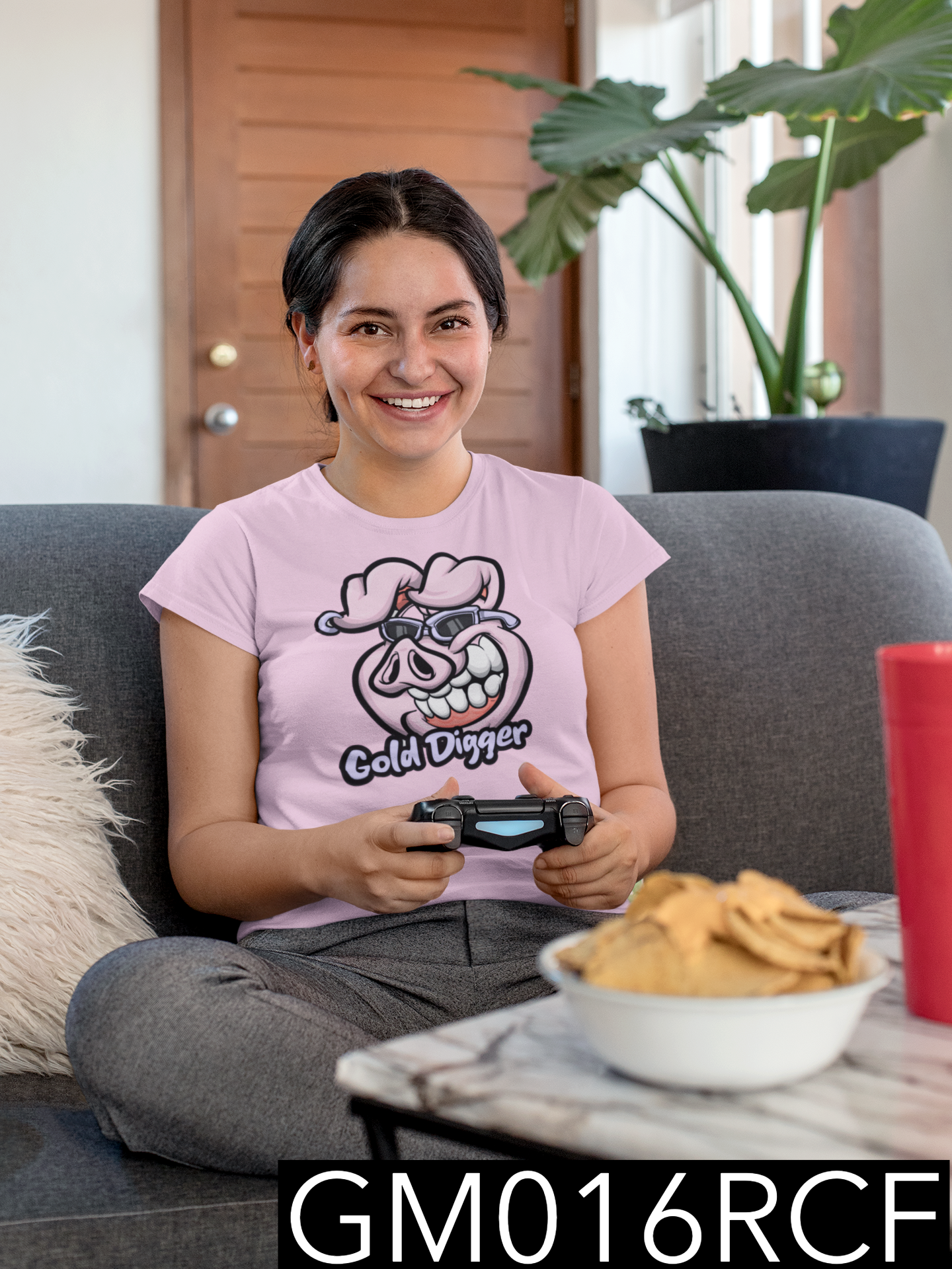 T-SHIRT SENHORA GAMING GM016