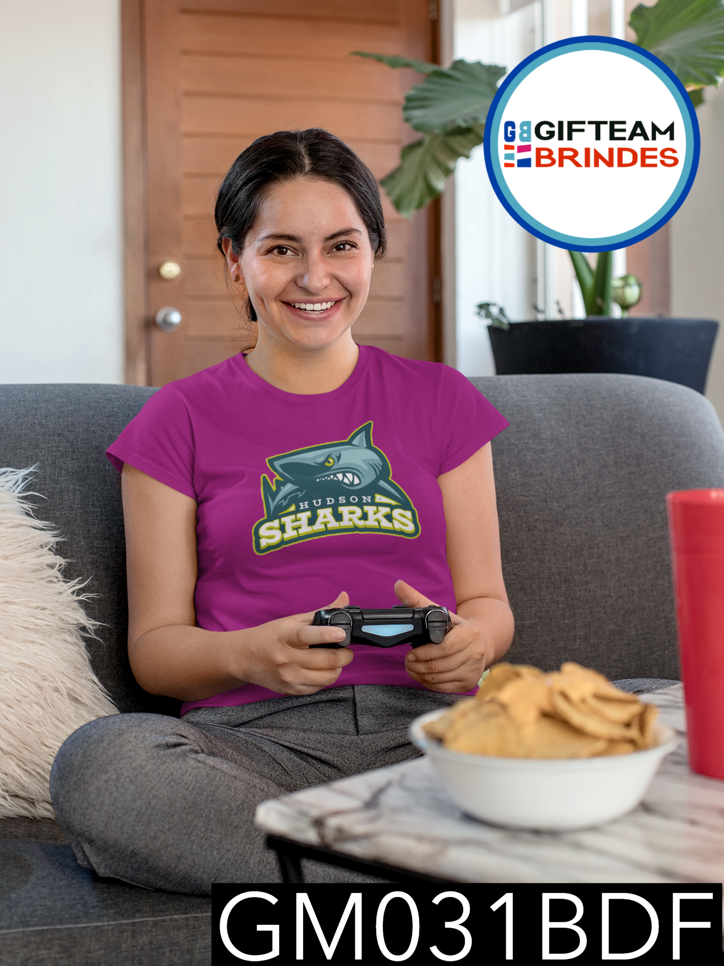T-SHIRT SENHORA GAMING GM031