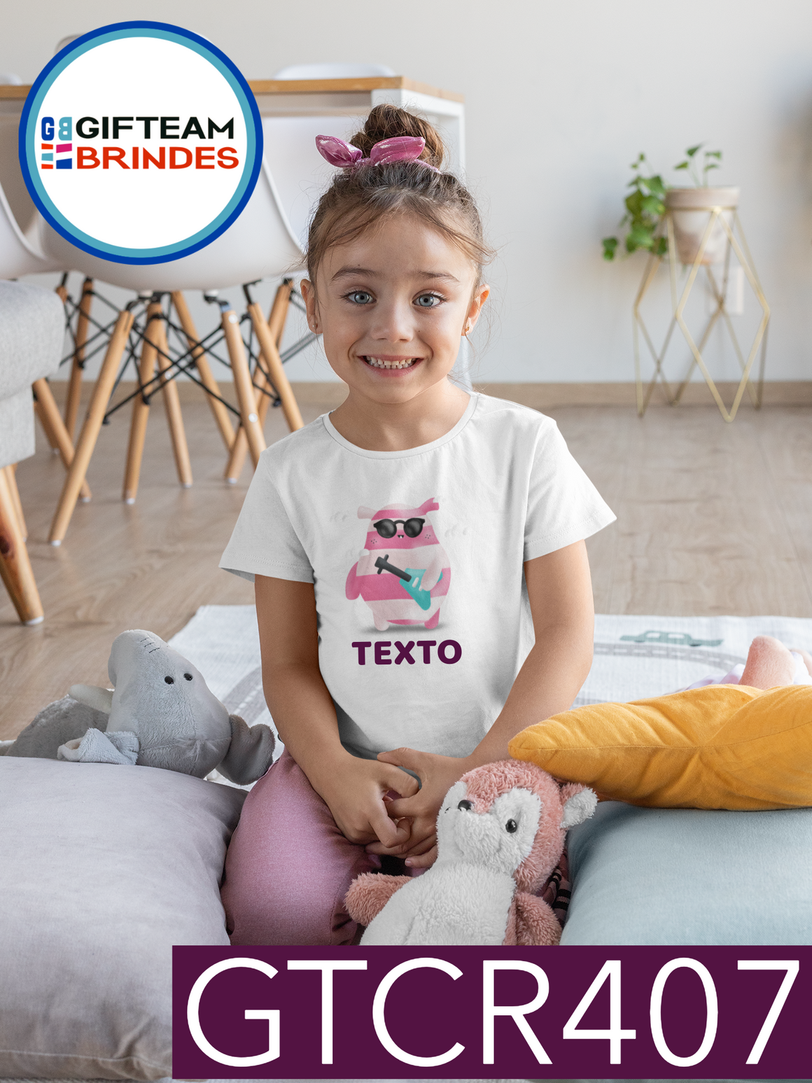 T-SHIRT CRIANÇA 3D GTCR407