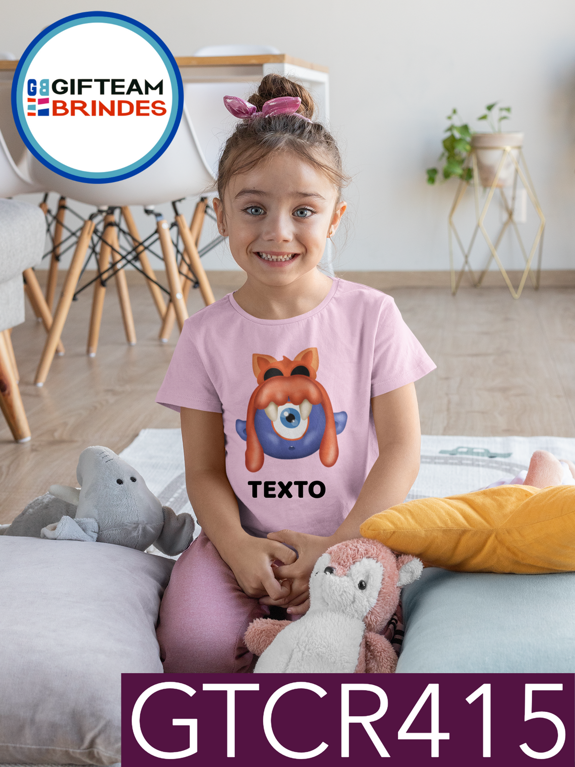 T-SHIRT CRIANÇA 3D GTCR415