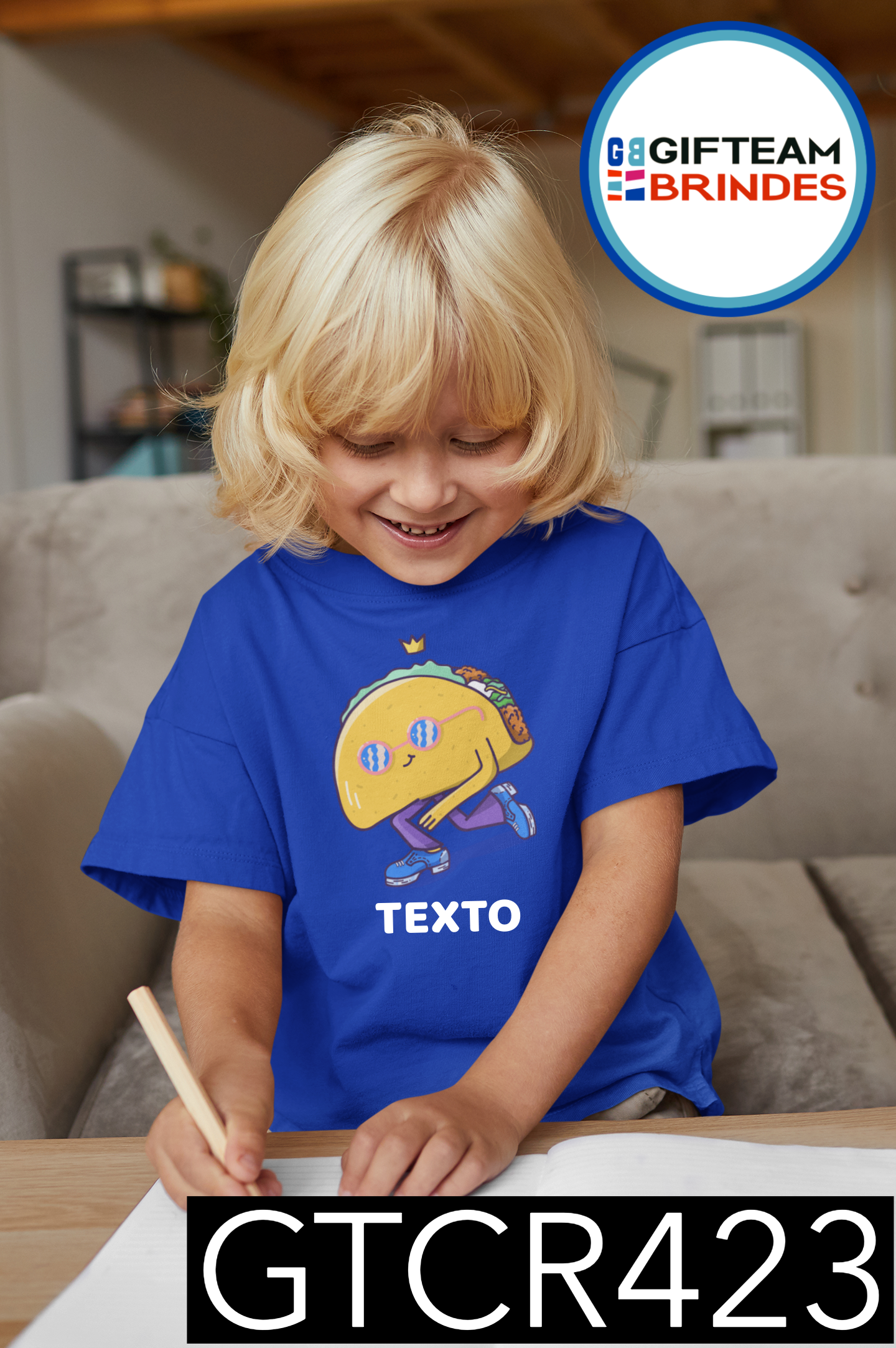 T-SHIRT CRIANÇA  ALIMENTOS GTCR423