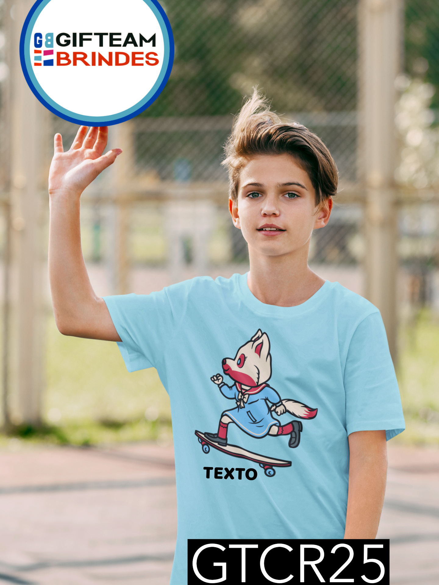 T-SHIRT CRIANÇA DESPORTO GTCR25