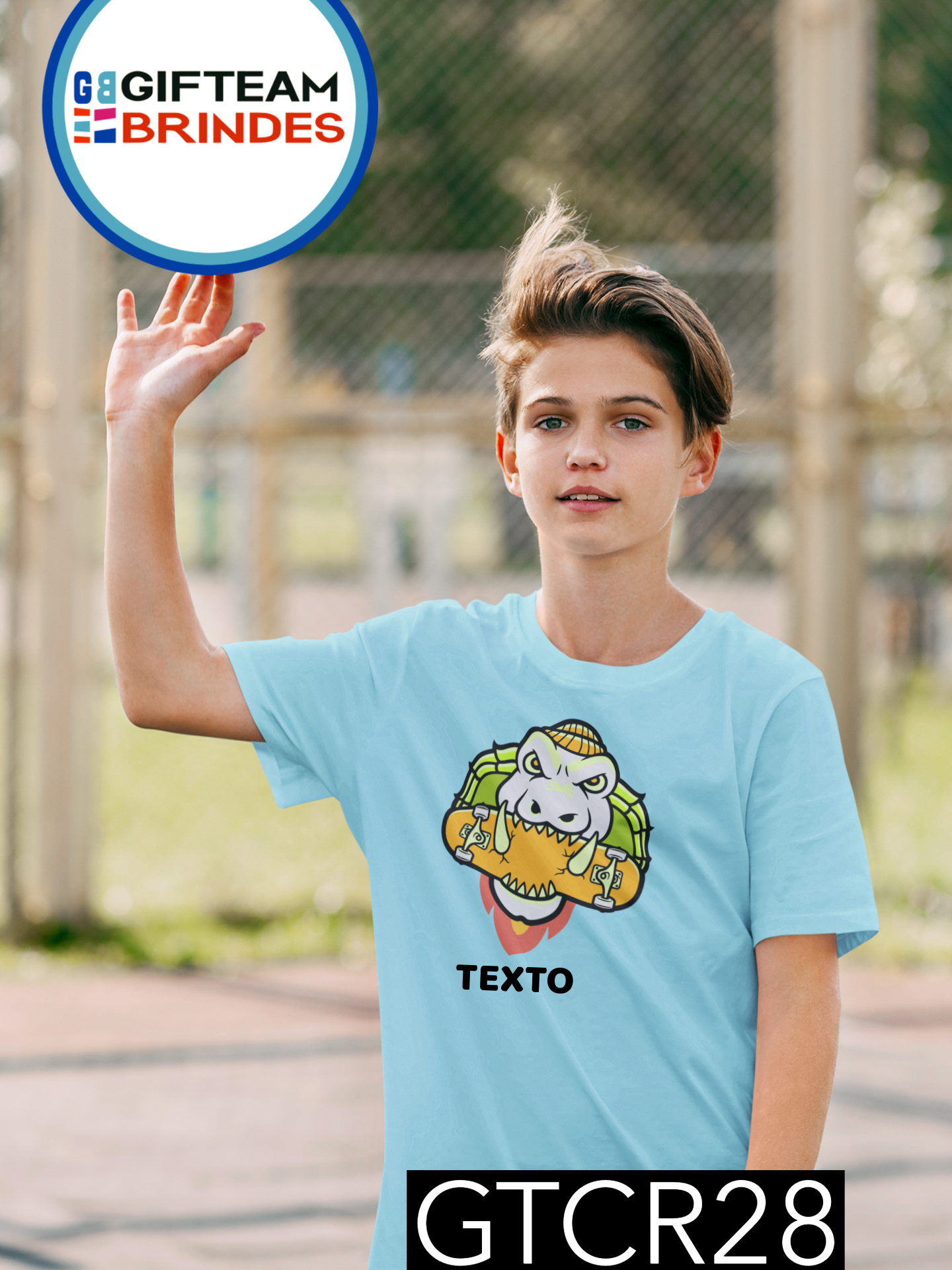 T-SHIRT CRIANÇA DESPORTO GTCR28