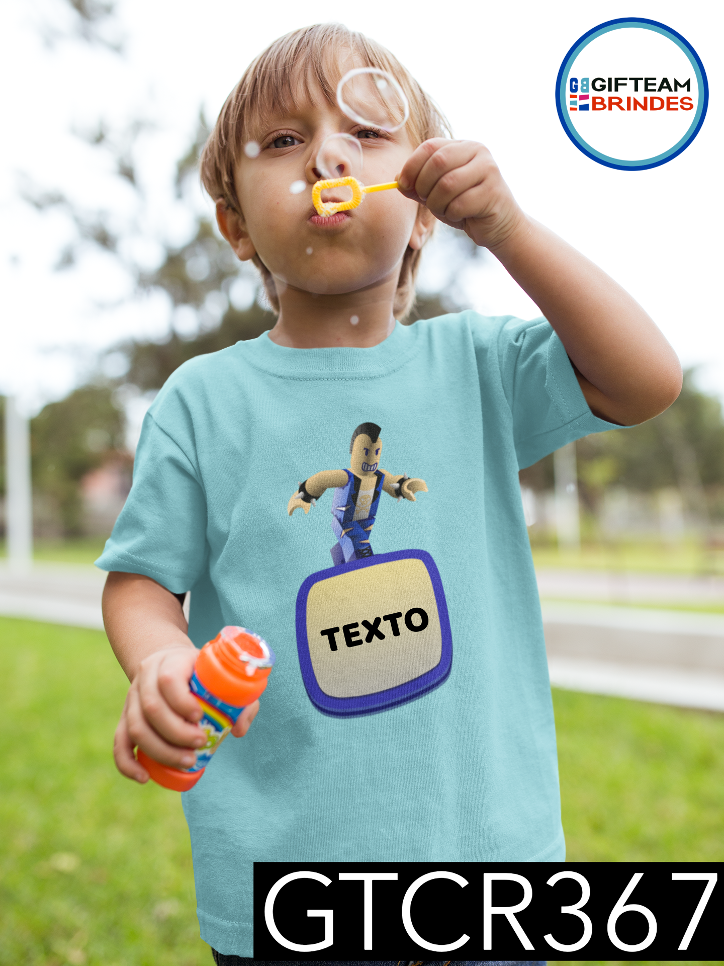 T-SHIRT CRIANÇA ANIMAÇÃO GTCR367