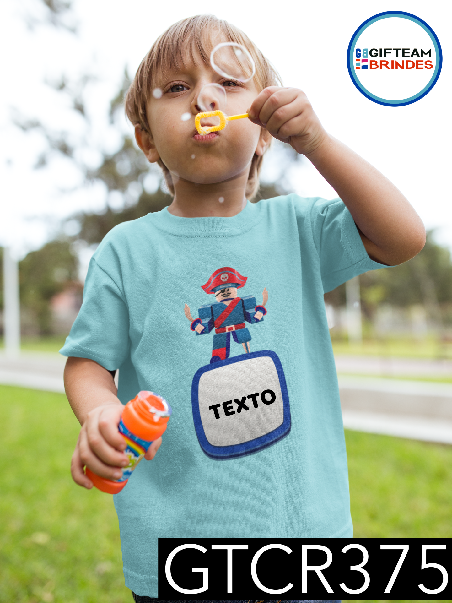 T-SHIRT CRIANÇA ANIMAÇÃO GTCR375