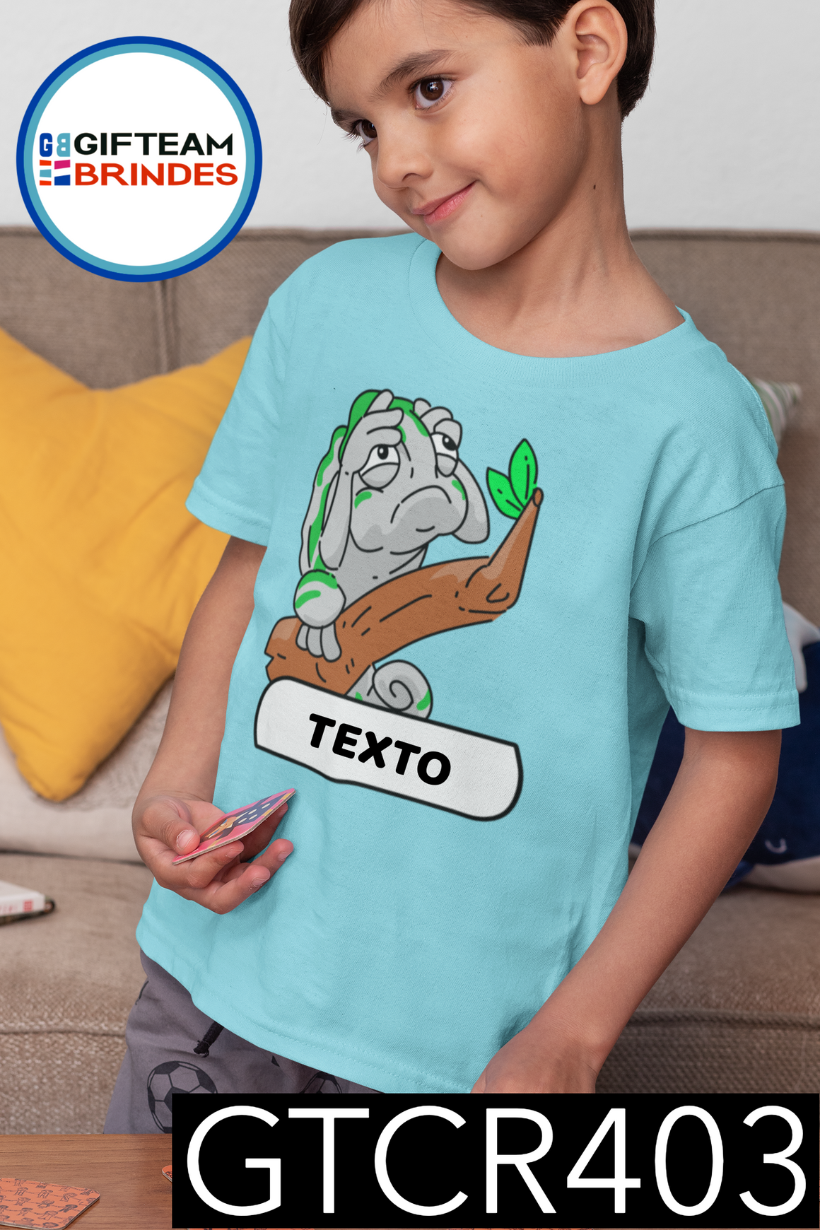 T-SHIRT CRIANÇA ANIMAIS GTCR403