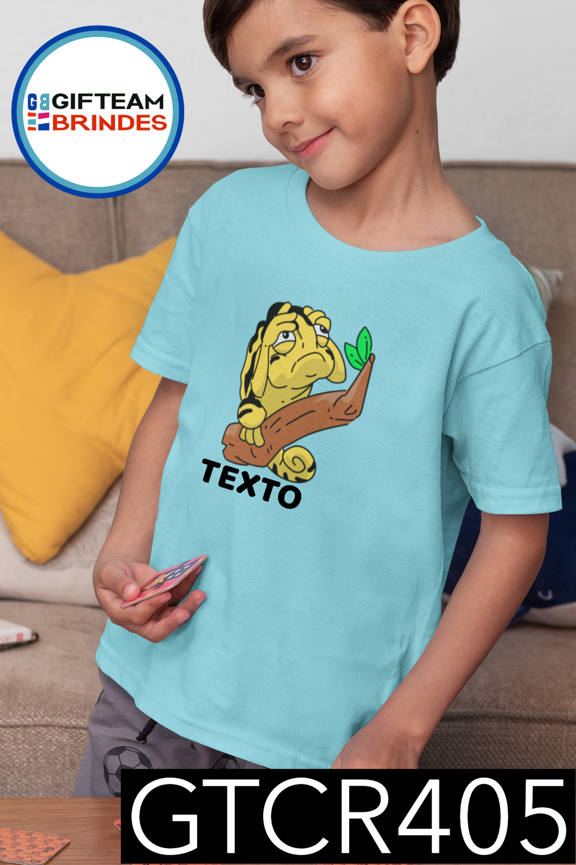 T-SHIRT CRIANÇA ANIMAIS GTCR405