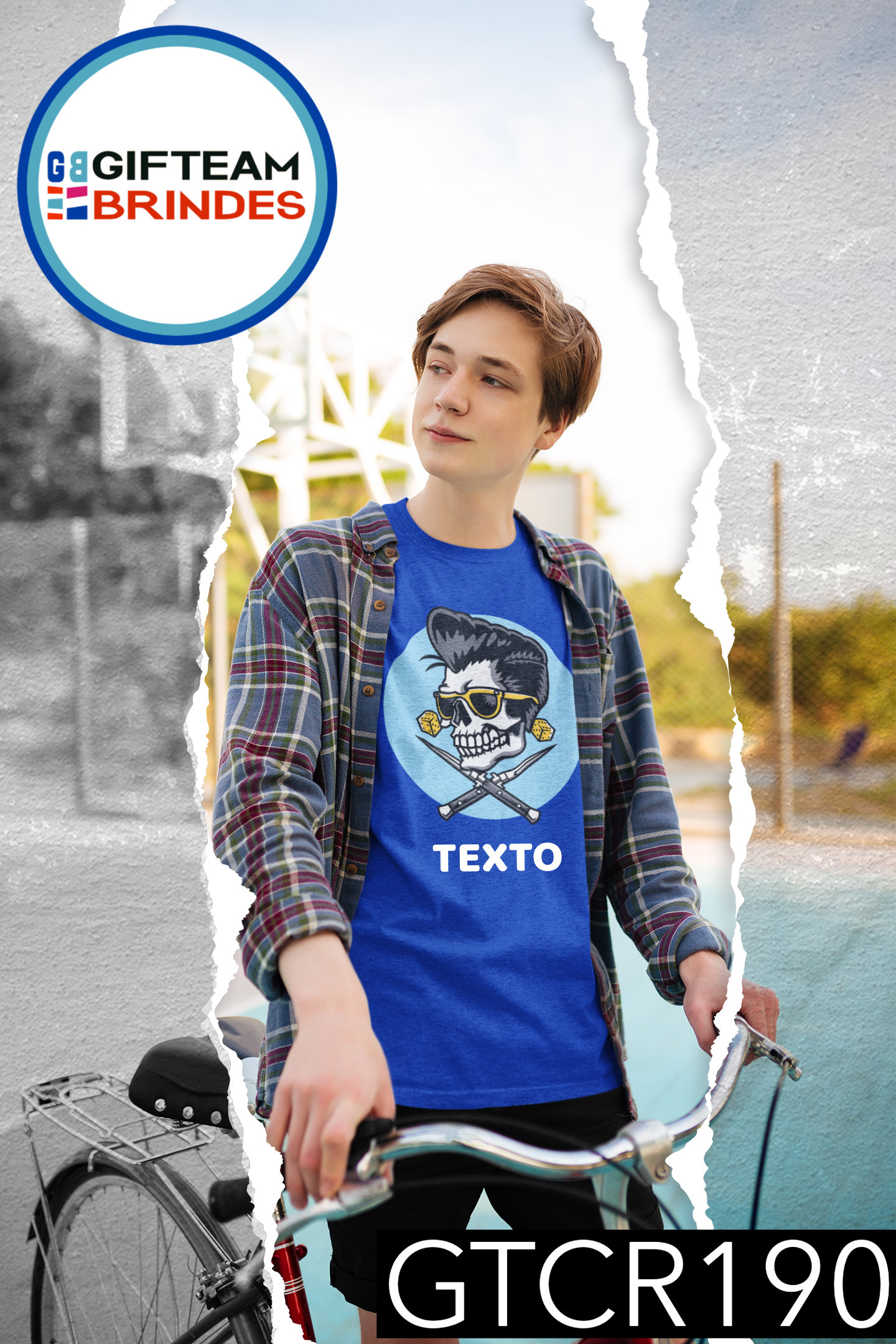 T-SHIRT CRIANÇA ANIMAÇÃO GTCR190