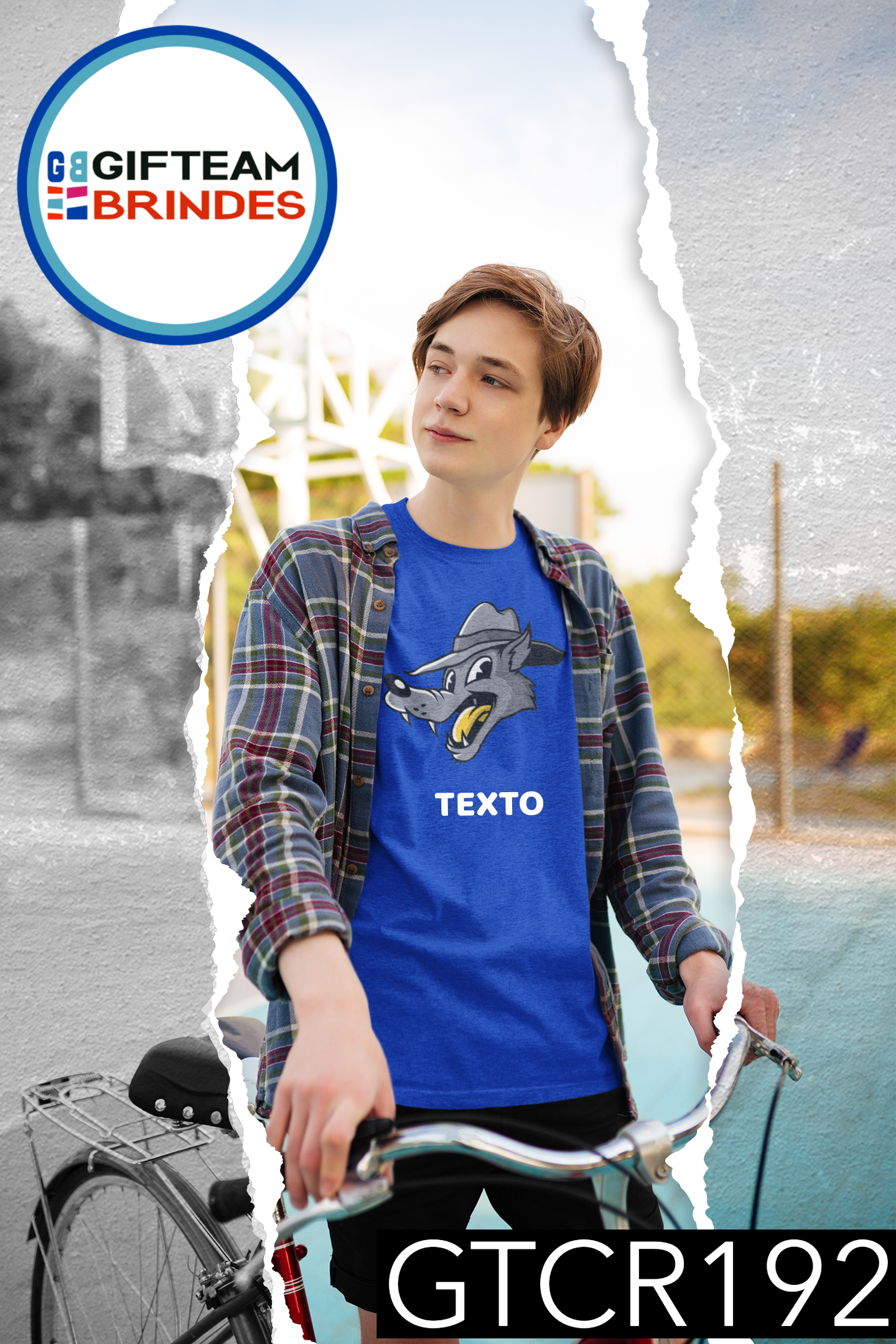 T-SHIRT CRIANÇA ANIMAÇÃO GTCR192