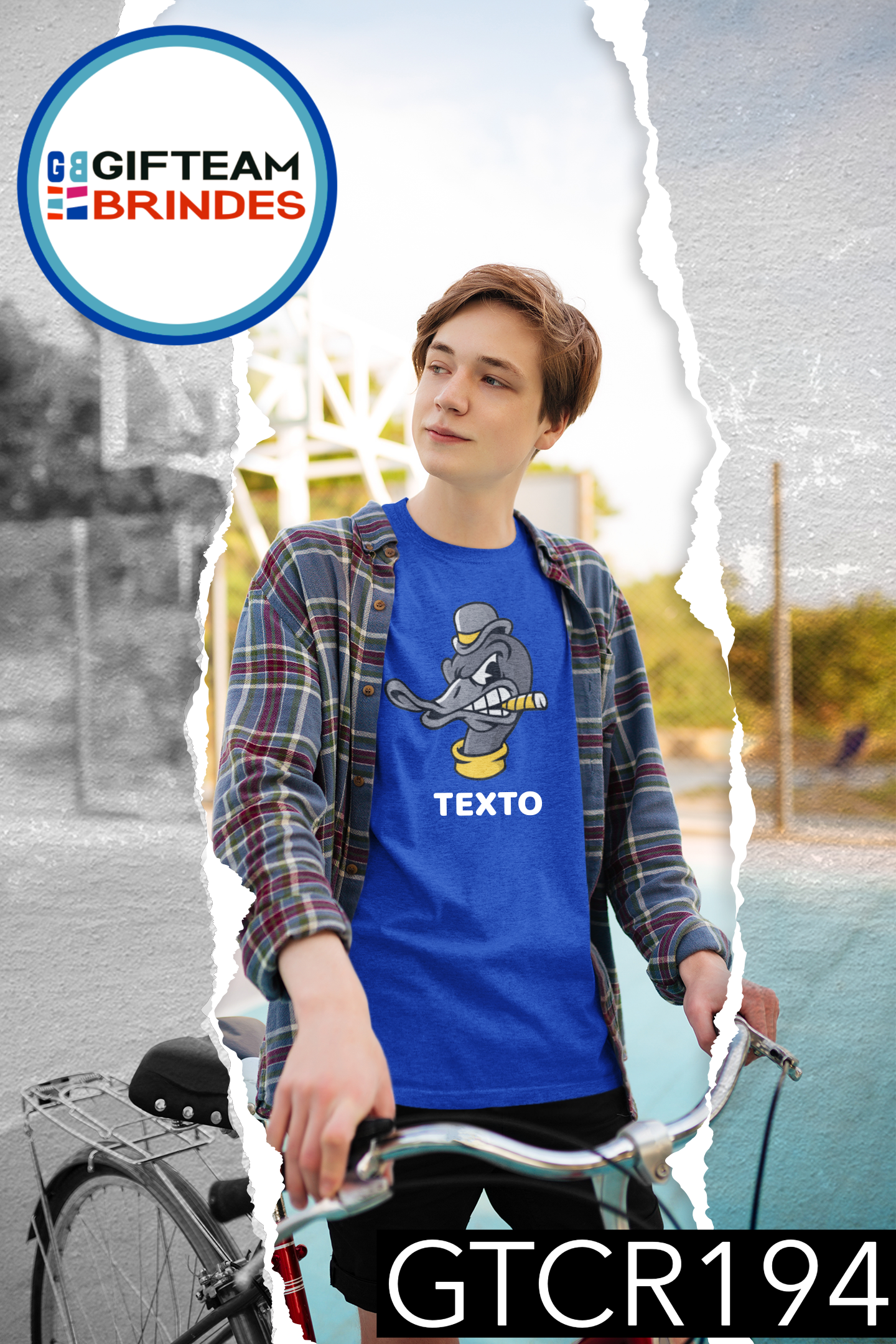 T-SHIRT CRIANÇA ANIMAÇÃO GTCR194