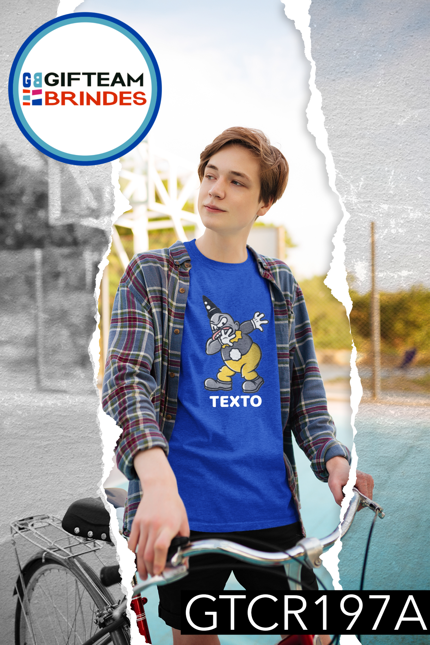 T-SHIRT CRIANÇA ANIMAÇÃO GTCR197