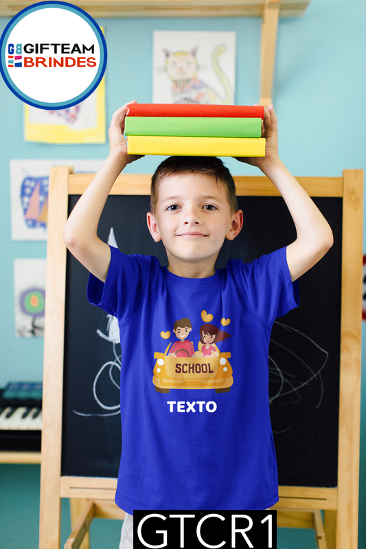 T-SHIRT CRIANÇA ESCOLA GTCR1