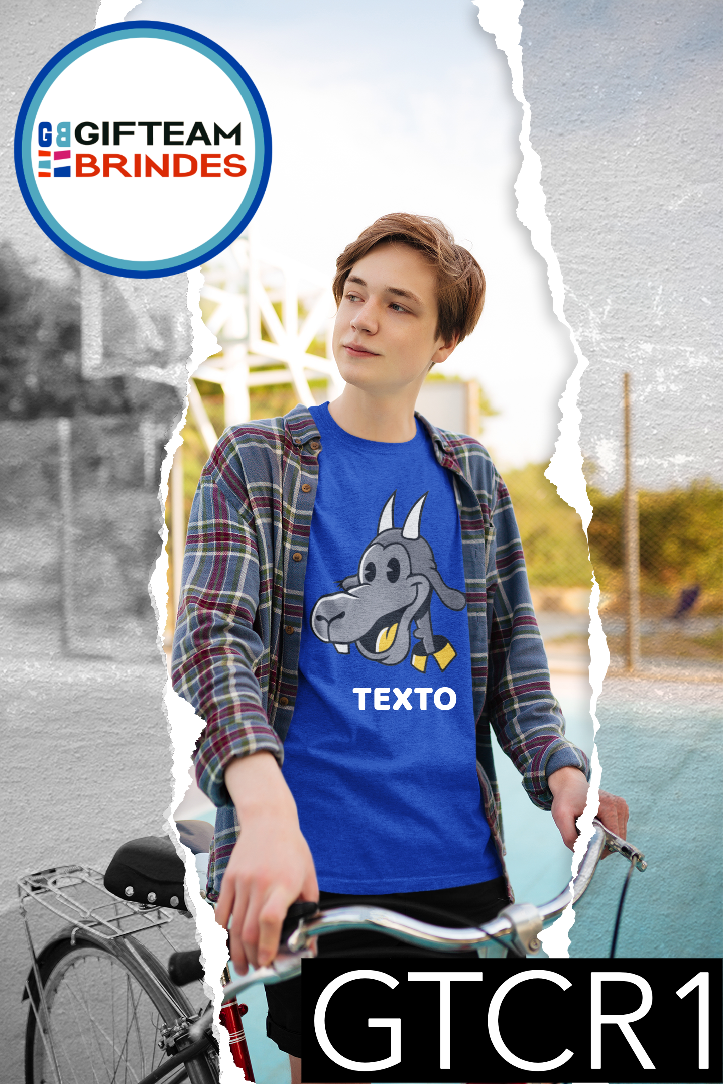 T-SHIRT CRIANÇA  ANIMAÇÃO GTCR1