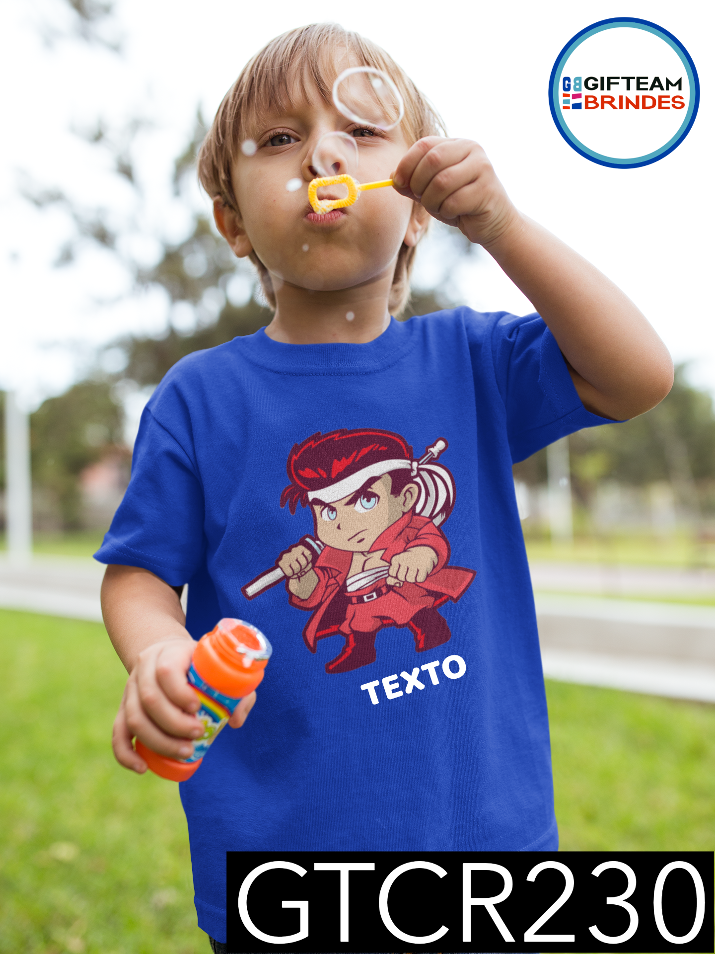 T-SHIRT CRIANÇA ANIMAÇÃO GTCR230