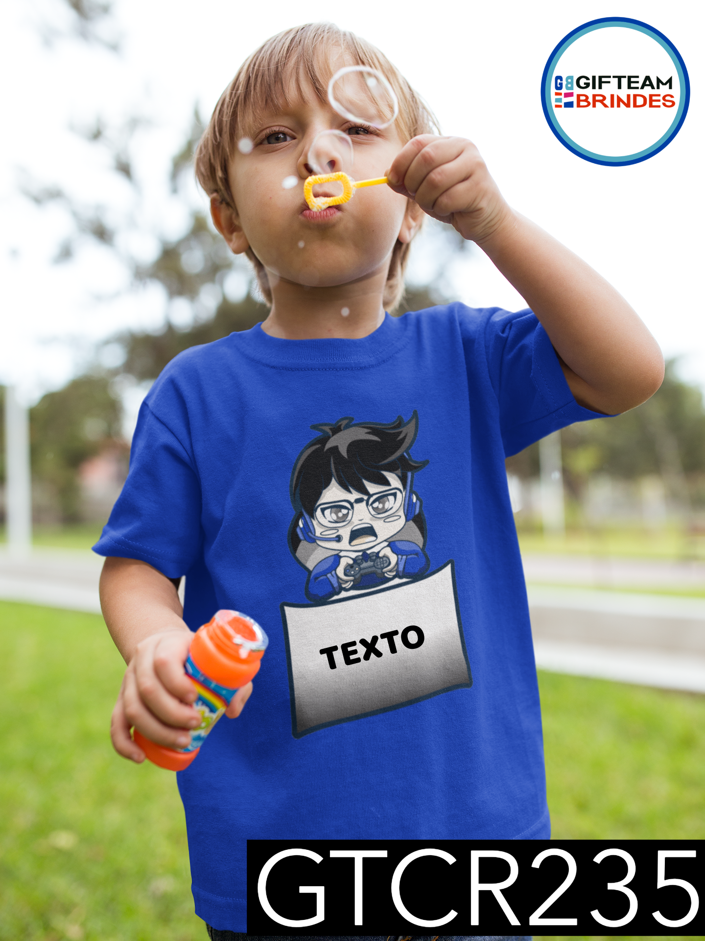 T-SHIRT CRIANÇA ANIMAÇÃO GTCR235