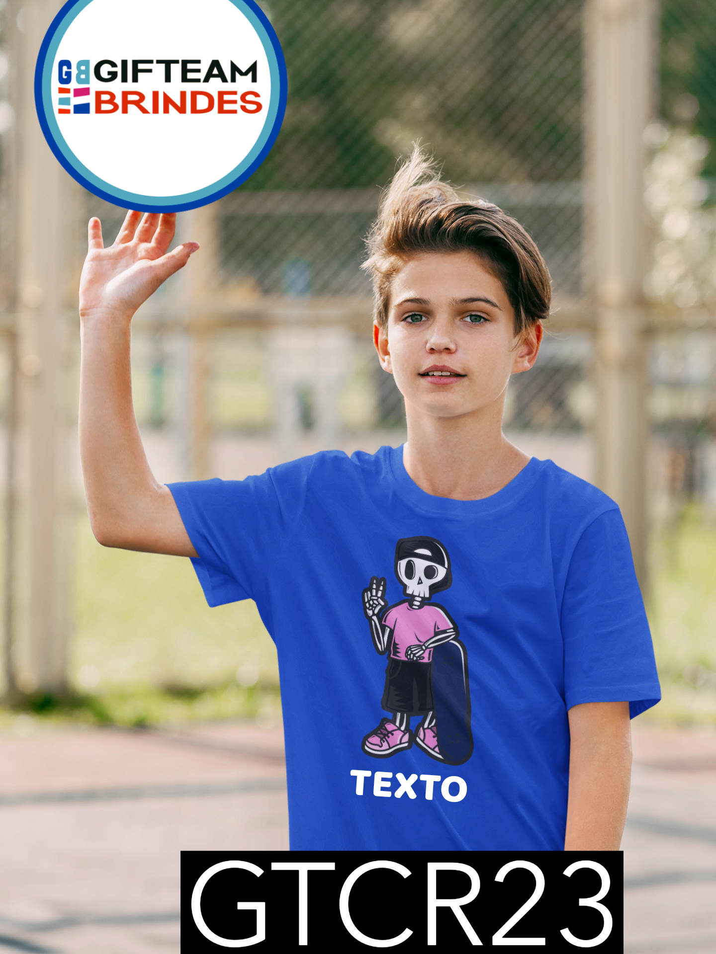 T-SHIRT CRIANÇA DESPORTO GTCR23