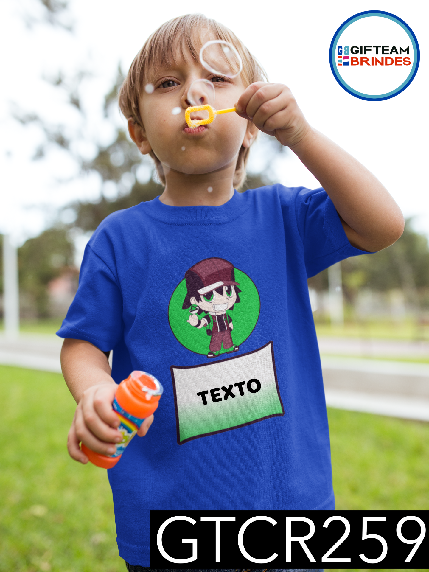 T-SHIRT CRIANÇA ANIMAÇÃO GTCR259