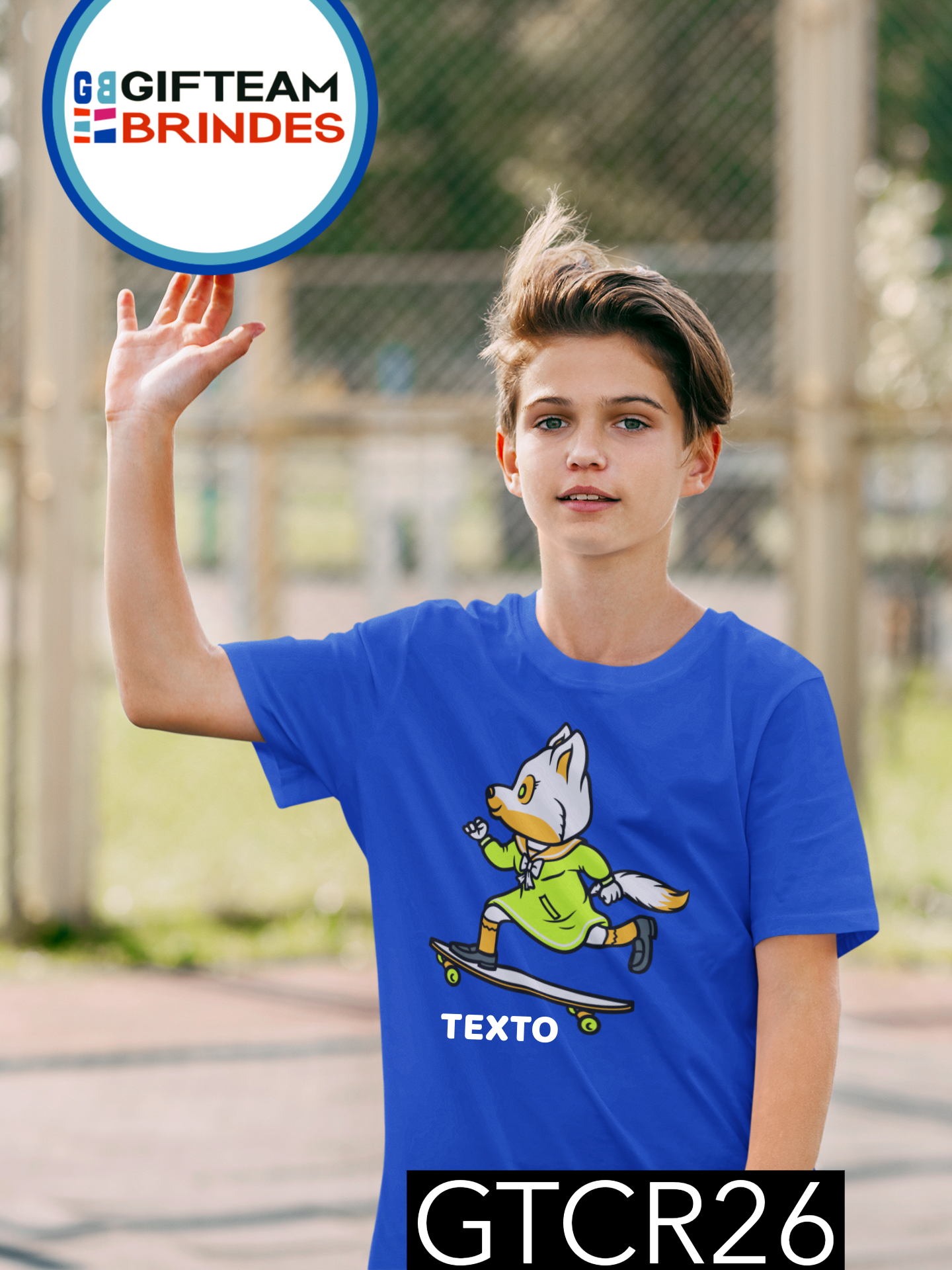 T-SHIRT CRIANÇA DESPORTO GTCR26
