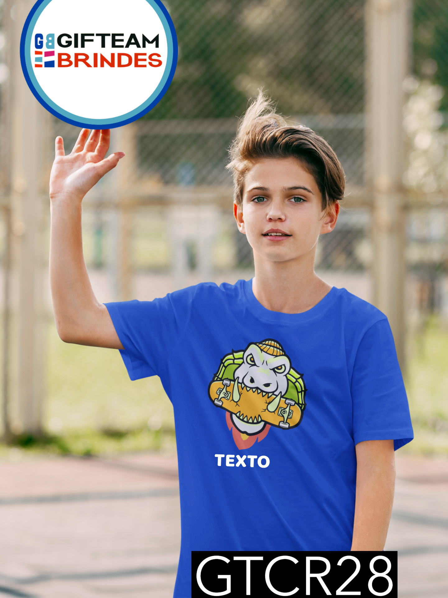 T-SHIRT CRIANÇA DESPORTO GTCR28