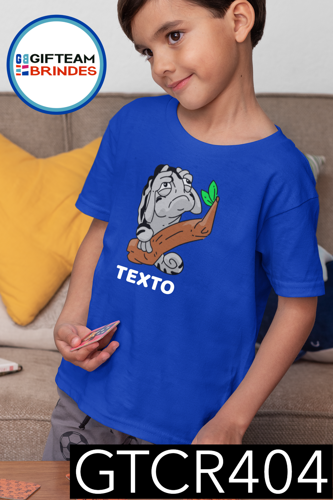 T-SHIRT CRIANÇA ANIMAIS GTCR404