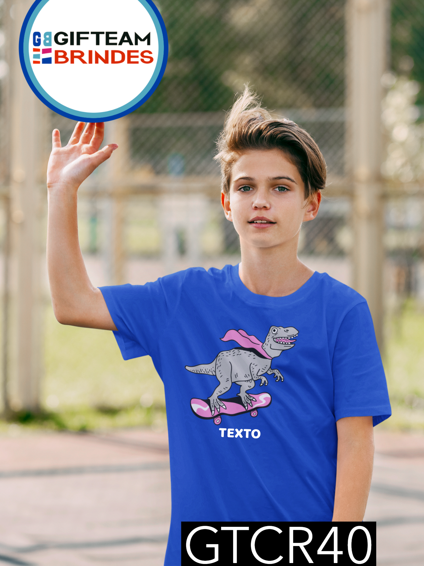 T-SHIRT CRIANÇA DESPORTO GTCR40