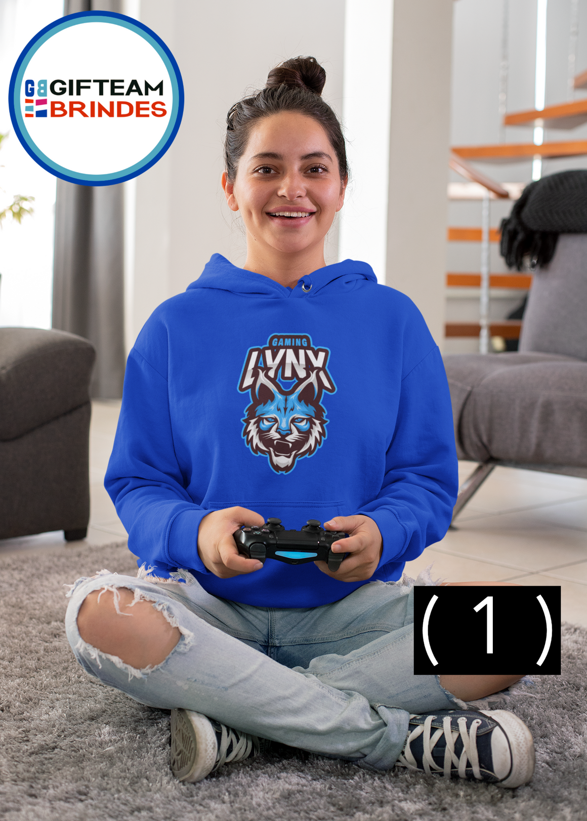 SWEAT SHIRTS CAPUZ SENHORA GAMING LYNX  236