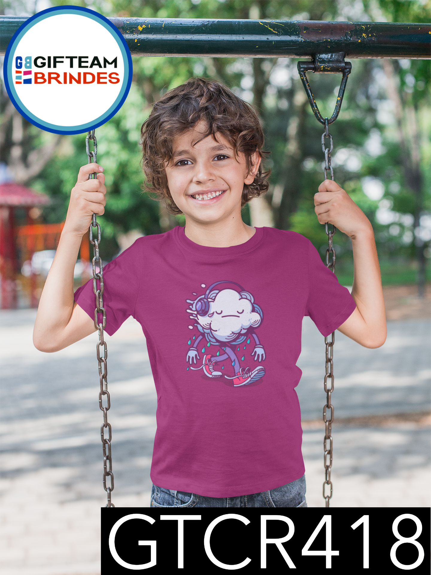 T-SHIRT CRIANÇA MÚSICA GTCR418