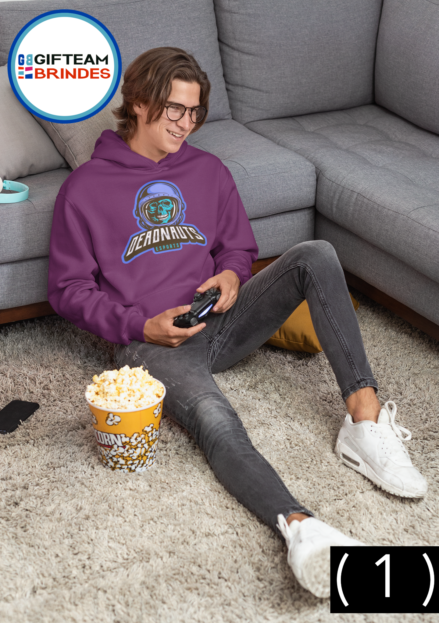 SWEAT SHIRTS CAPUZ HOMEM GAMING DEADNAUTS  236