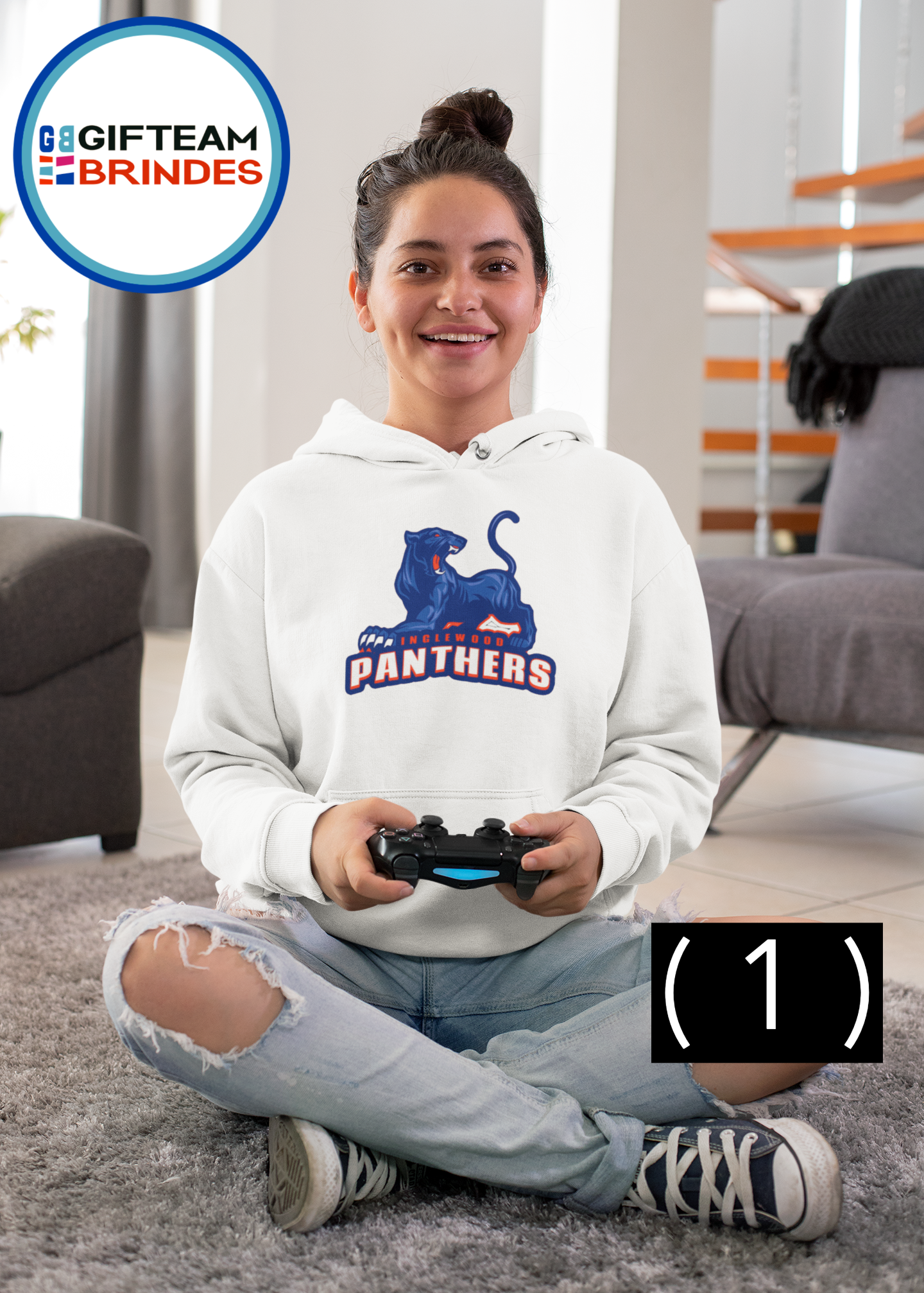 SWEAT SHIRTS CAPUZ SENHORA GAMING PHANTERS  236